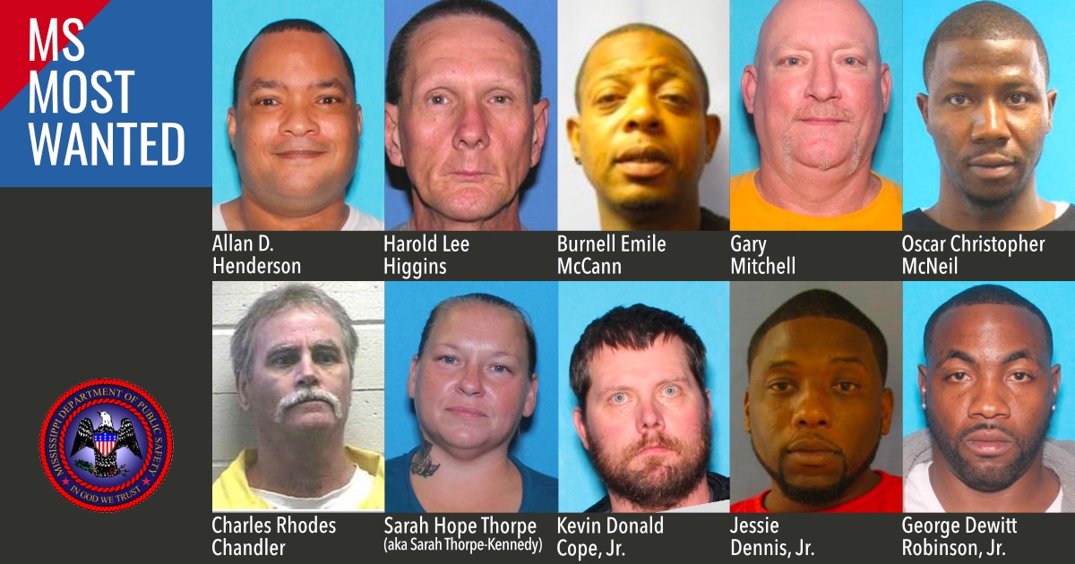 Mississippi agencies announce Most Wanted List The Panolian The Panolian