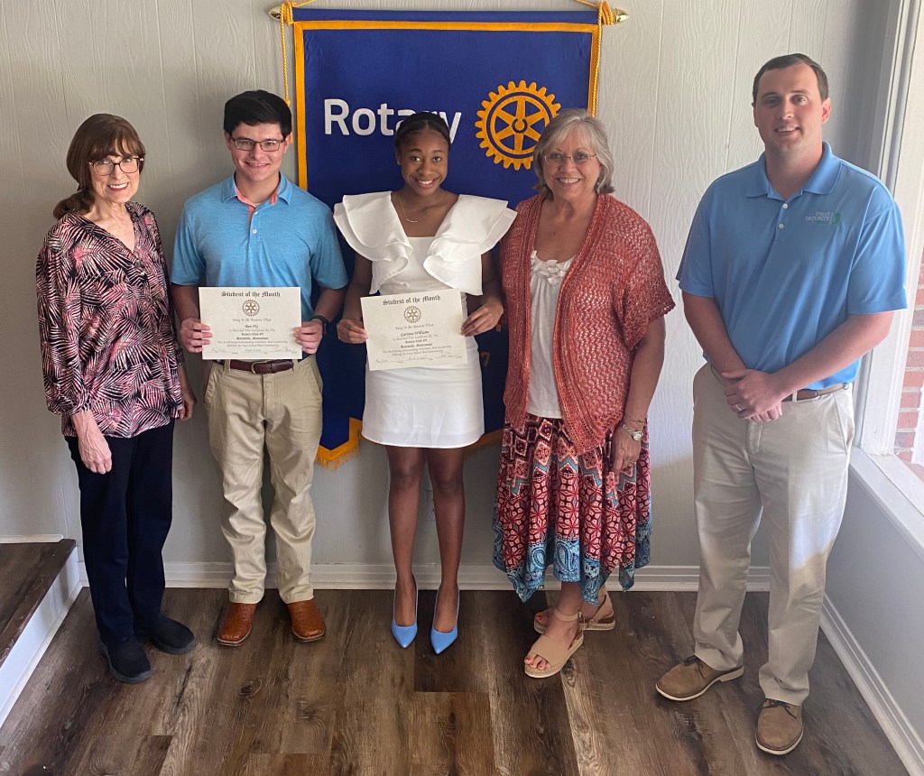 Rotary Students of the Month The Panolian The Panolian